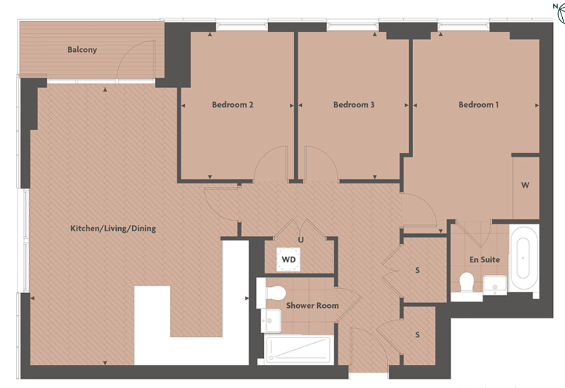 Floor plan view of Eden Grove Floorplan