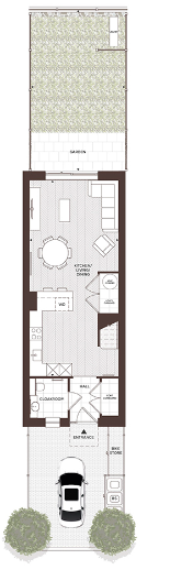 Floor plan view of Kidbrooke Village Floorplan